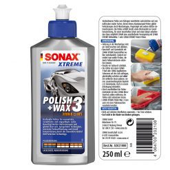 Hợp chất đánh bóng xóa xước sơn xe Sonax Wax 3 Xtreme Polish 202100 250ml