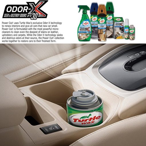 Khử mùi xe ô tô Turtle Wax loại bỏ bỏ mùi hôi trong dàn lạnh ô tô, hệ thống thông gió và toàn bộ nội thất của xe. An toàn để lại mùi thơm tươi mát dễ chịu.