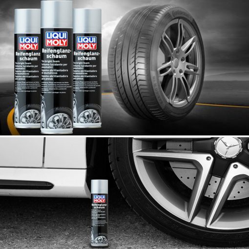 Vệ sinh bảo dưỡng lốp xe Liqui Moly Tire Bright Foam 400ml