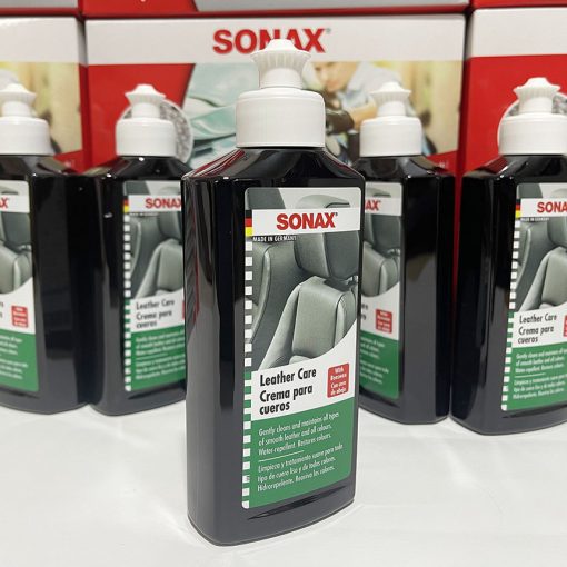 Sonax Leather Care 291141 kem bảo dưỡng ghế da xe ôtô và chất liệu da.