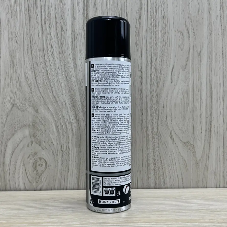 Polyme phủ bóng và bảo vệ sơn xe Sonax Polymer NetShield