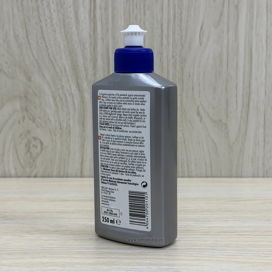 SONAX WAX 1 – Sáp phủ bóng và bảo vệ sơn xe.