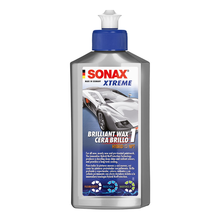SONAX WAX 1 – Sáp phủ bóng và bảo vệ sơn xe.