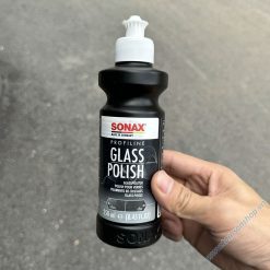Sonax Glass Polish chất đánh bóng xóa xước kính xe ô tô, loại bỏ ổ kính và quầng xước.