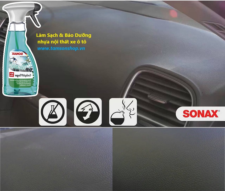 Bảo dưỡng nhựa trong xe ô tô Sonax 364241 Cockpit Spray 500ml