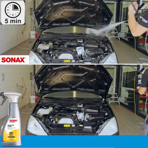Chai vệ sinh khoang động cơ xe ô tô Sonax Engine Cold Cleaner 500ml