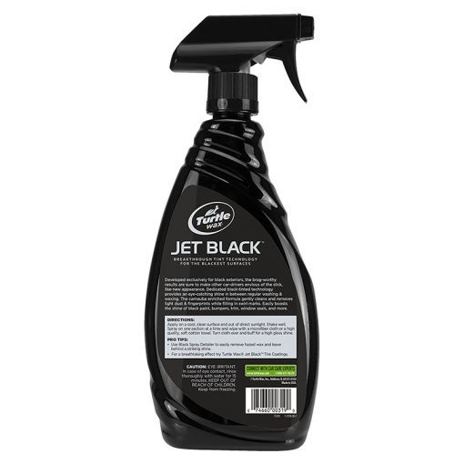 Dung dịch làm bóng xe ô tô màu đen Turtle Wax Jet Black Spray Detailer 680ml