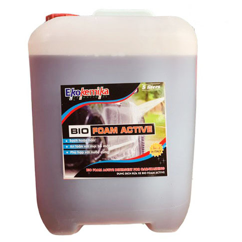 Dung dịch nước rửa xe bọt tuyết BIO Foam Active Ekokemika 20 lít