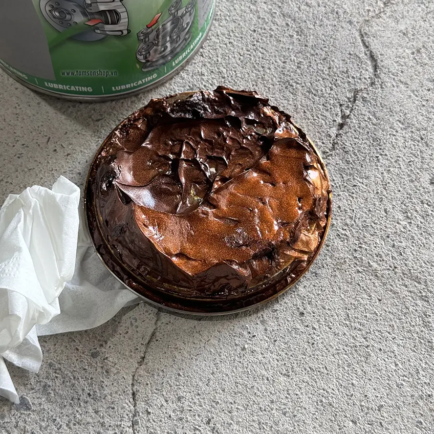 Mỡ bò đồng chịu nhiệt độ cao CU 800 Copper Paste Wurth 08938002 lon 1 kg