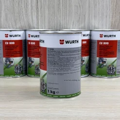 Mỡ bò đồng chịu nhiệt độ cao CU 800 Copper Paste Wurth 08938002 lon 1 kg