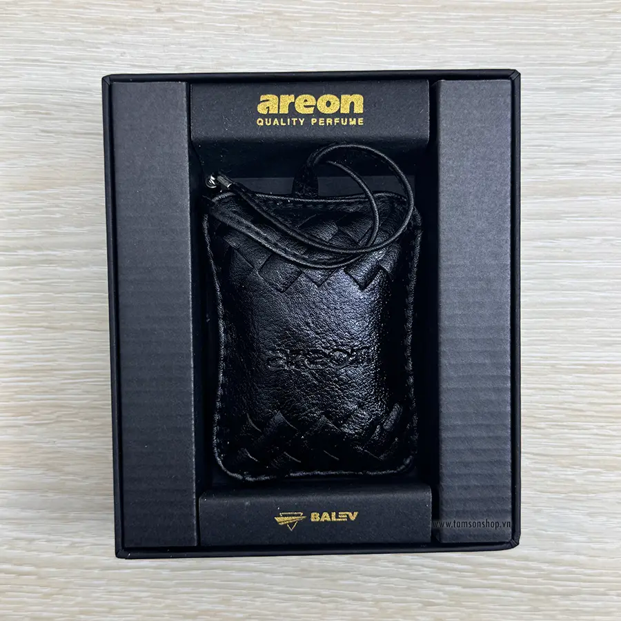 Areon Gold Star túi da thơm treo xe ô tô cao cấp - Mùi thơm mạnh mẽ, sang trọng và lịch lãm.