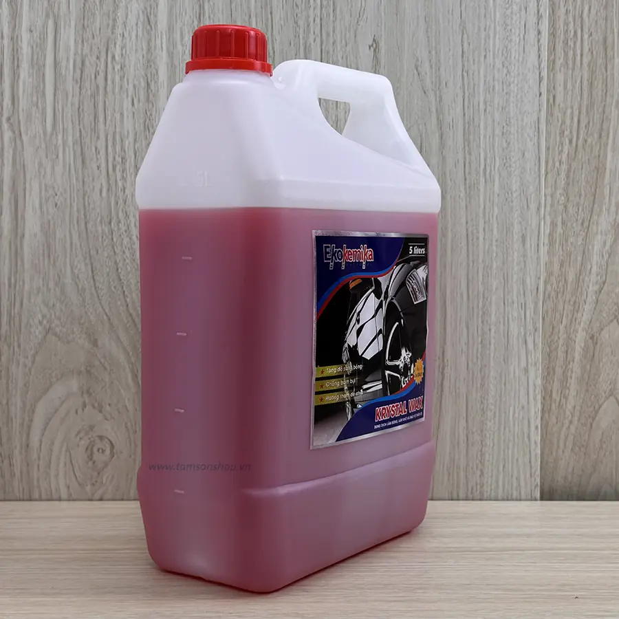 Dung dịch phủ bóng xe ướt Krystal Wax Ekokemika - Làm bóng và bảo vệ sơn.