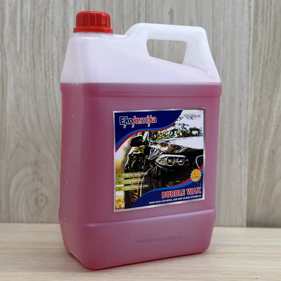 Wax bóng xe ướt Bubble Wax Ekokemika - Phủ bóng và bảo vệ sơn xe.