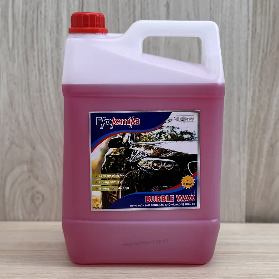 Wax bóng xe ướt Bubble Wax Ekokemika - Phủ bóng và bảo vệ sơn xe.