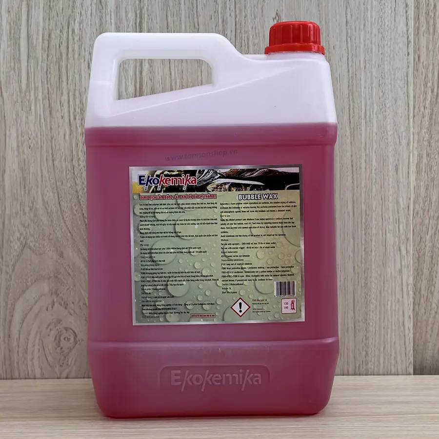 Wax bóng xe ướt Bubble Wax Ekokemika - Phủ bóng và bảo vệ sơn xe.