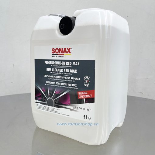 Dung dịch tẩy rửa lazang vành xe ôtô Sonax Rim Cleaner Red Max