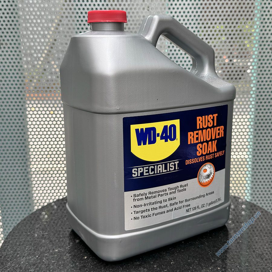 Nước ngâm tẩy rỉ sét kim loại WD-40 Rust Remover Soak