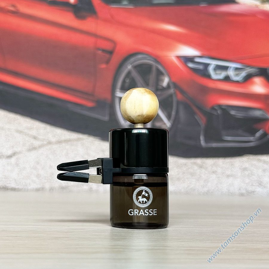 Nước hoa kẹp khe của gió điều hòa xe ô tô Grasse Mini Vent Clip Tamsonshop