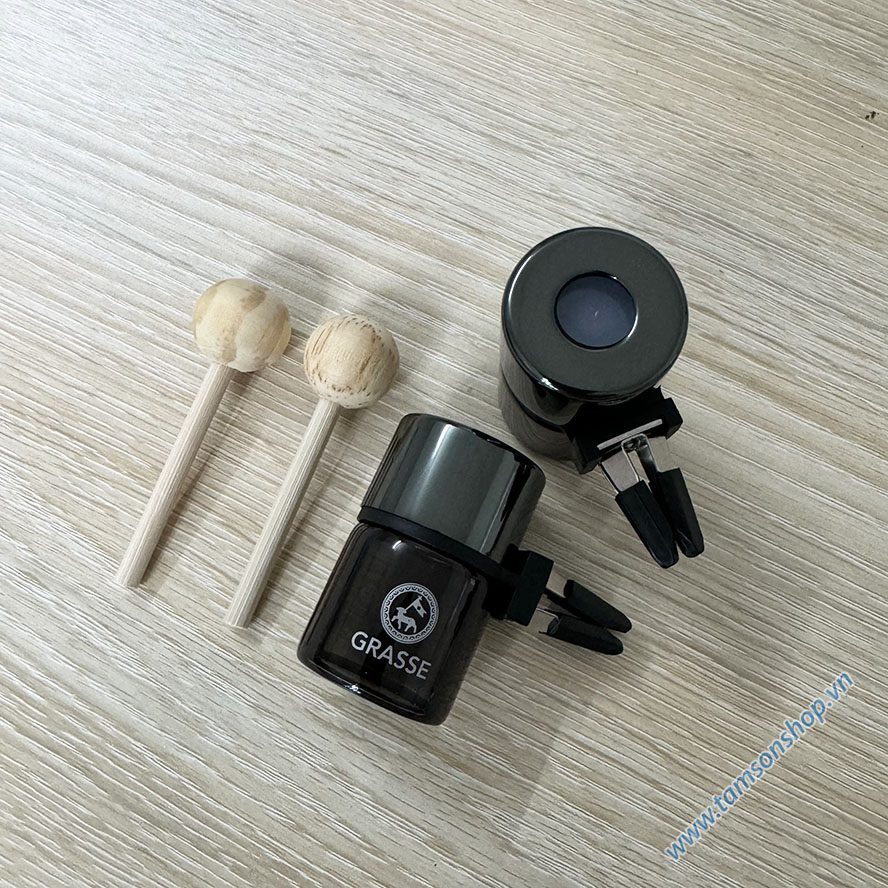 Nước hoa kẹp cửa gió xe ô tô Grasse Vent Clip