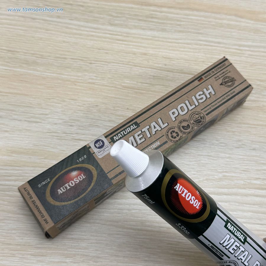 Kem đánh bóng kim loại Autosol Metal Polish Natural 75ml 001131