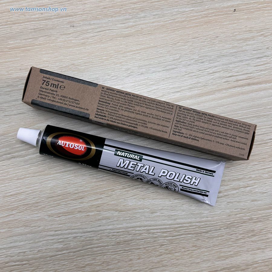 Kem đánh bóng kim loại Autosol Metal Polish Natural 75ml 001131