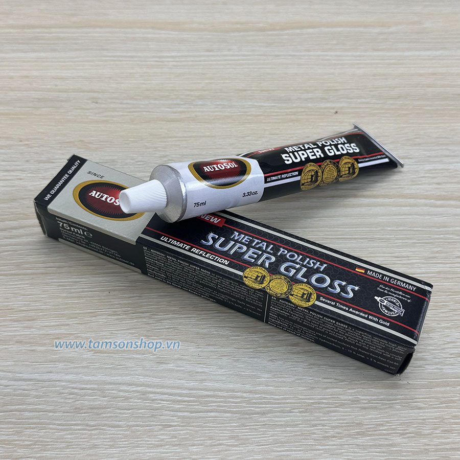 Kem đánh bóng kim loại Autosol Metal Polish Super Gloss 001121 75ml