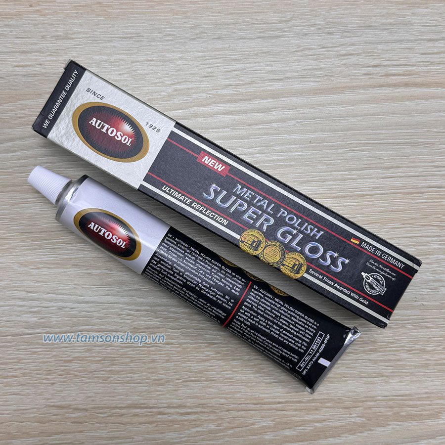 Kem đánh bóng kim loại Autosol Metal Polish Super Gloss 001121 75ml