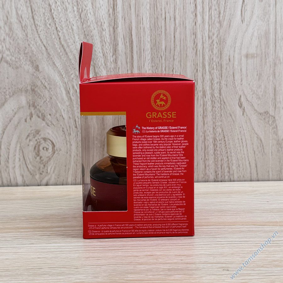 Nước hoa ô tô Grasse Bulgarian Rose mùi hoa hồng, loài hoa thanh lịch nhất với hương thơm đặc biệt tuyệt đẹp. Hương thơm mang lại cảm xúc dịu dàng, lãng mạn và quý phái.