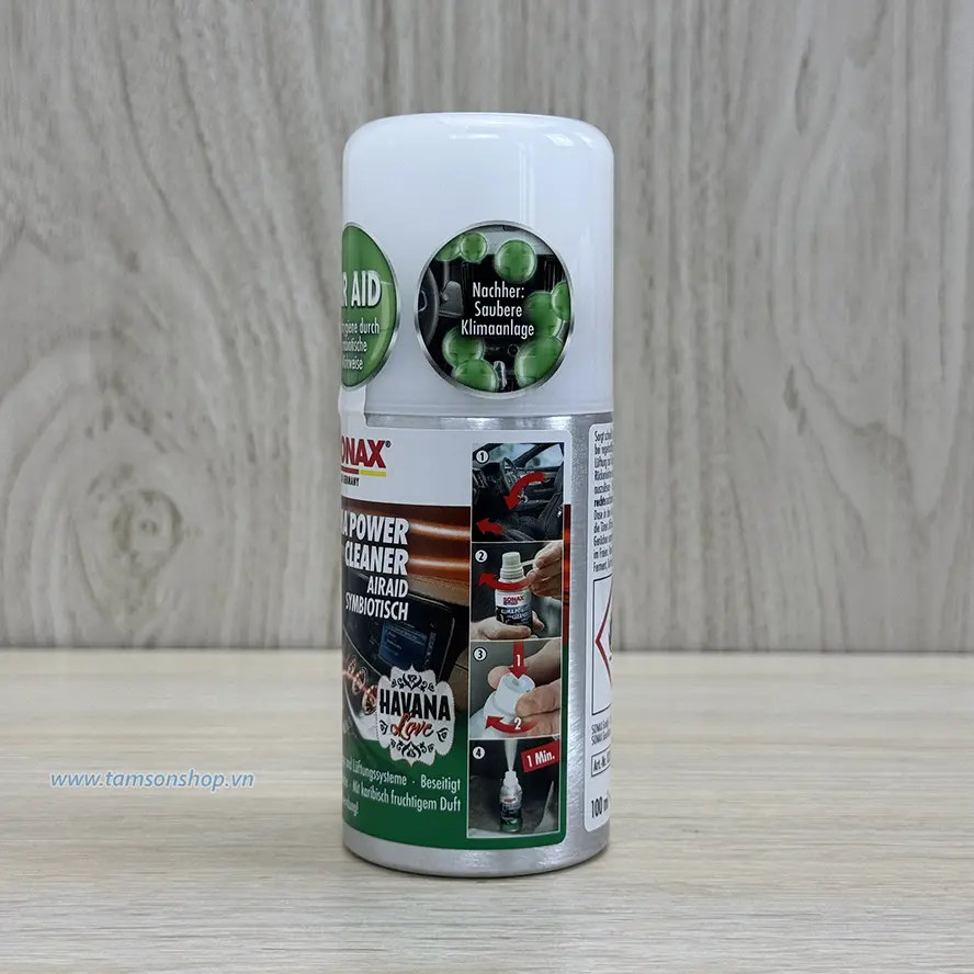 Khử mùi điều hòa Sonax AC cleaner Havana Love (hương thơm trái cây nhiệt đới)