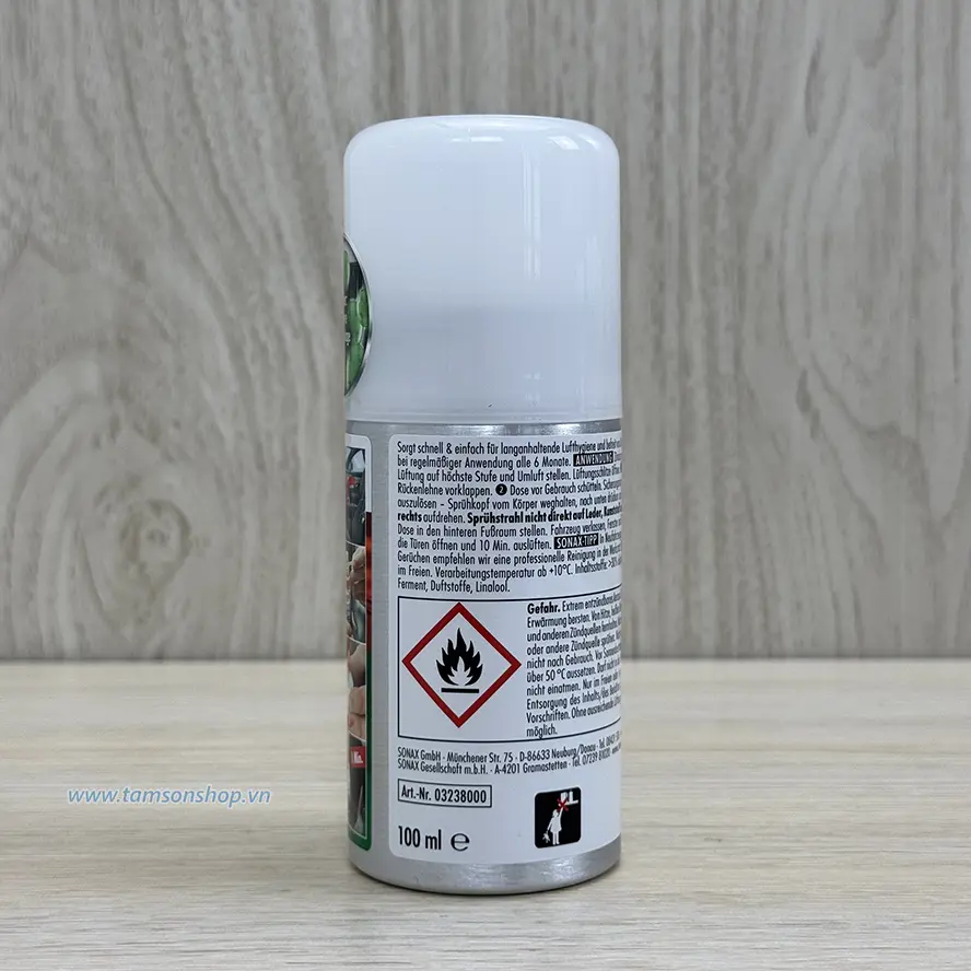 Khử mùi điều hòa Sonax AC cleaner Havana Love (hương thơm trái cây nhiệt đới)