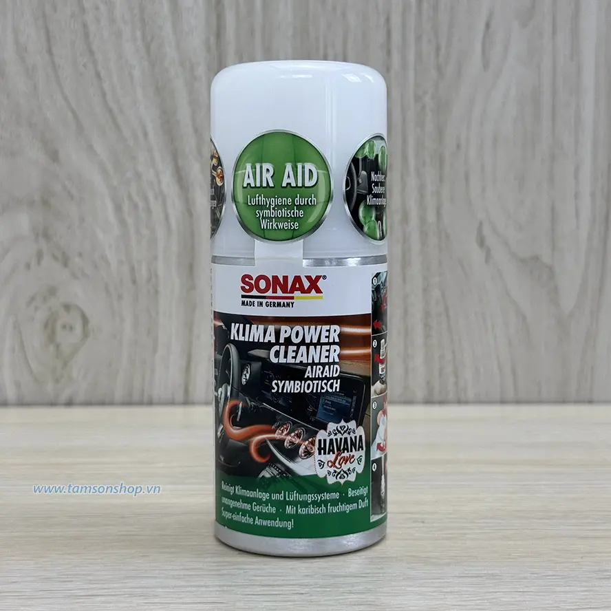 Khử mùi điều hòa Sonax AC cleaner Havana Love (hương thơm trái cây nhiệt đới)