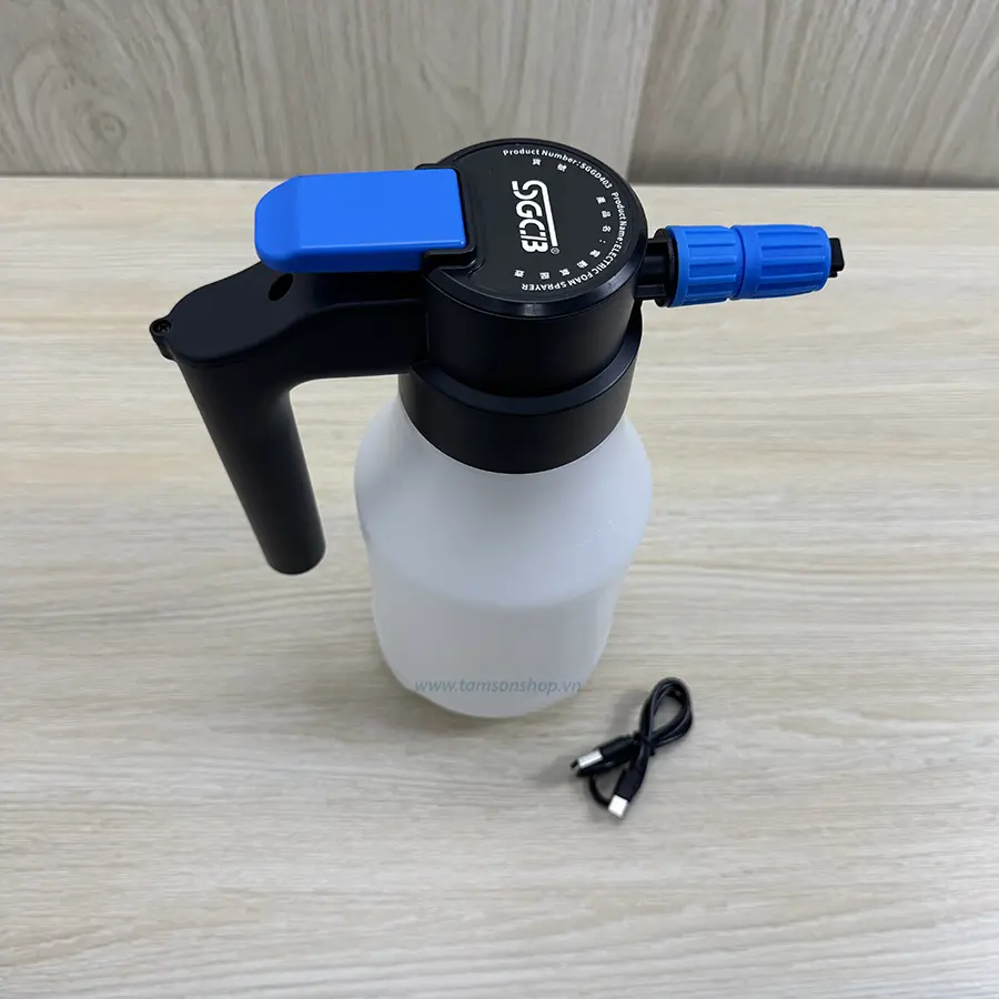 Bình xịt rửa xe bọt tuyết chạy pin SGCB