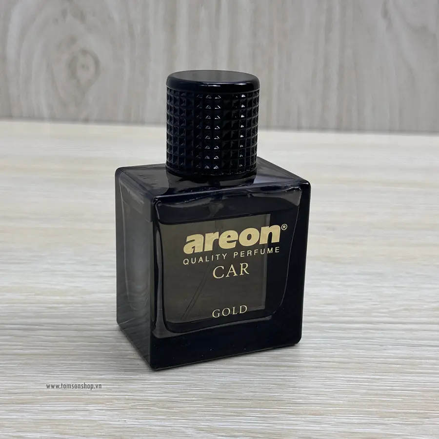 Nước hoa ô tô Areon Gold mùi thơm của sự nam tính, mạnh mẽ và sang trọng.
