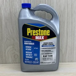 Nước làm mát động cơ Prestone MAX dùng cho xe Honda, Acura, Nissan, Infiniti và Subaru.