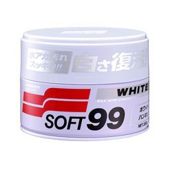 Sáp đánh bóng sơn xe màu trắng Soft99 White Soft Paste Wax