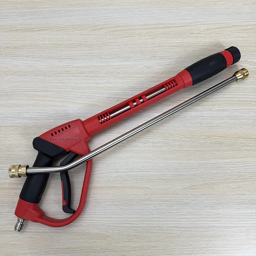 Súng rửa xe cao áp 5000 PSI (345 bar) SR02 dài - Dùng cho máy rửa xe cao áp.